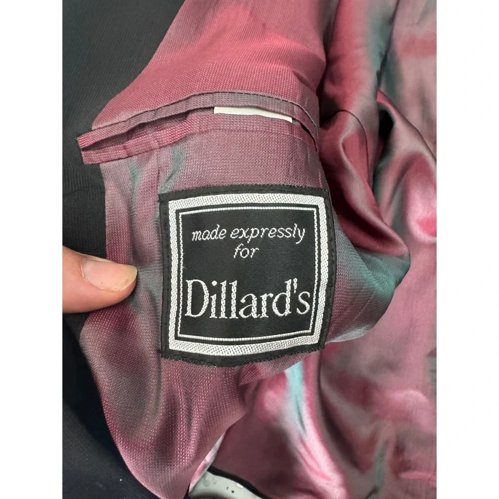 Ralph Lauren Dillard's Men's Wool Black Blazer Jacket Made in Canada‎ 42R